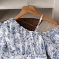 thumbnail image 3 of WILLBEST Vestido Maxi de Mujer con Estampado Floral para Niñas, Vestido de Manga Larga para Niños, Informal, para Fiesta, Picnic, Primavera y Verano, con Cintura Elástica, Cómodo y Largo. 11Y, 3 of 3