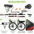 thumbnail image 4 of 48V 18.2Ah Electric Bicycle Battery With Rear Rack Luggage, 4 of 14