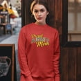 thumbnail image 4 of Proud Army Mom Sweatshirt US Military Family Pride Veteran Patriotic Armed Forces Mother's Day Licensed Crewneck, 4 of 7