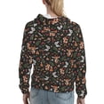 thumbnail image 7 of Wukai Cute Deer Print Womens Hoodies Fleece Sweatshirts Long Sleeve Sweaters Pullover Fall Outfits Winter Clothes-X-Large, 7 of 7