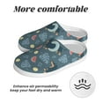 thumbnail image 6 of Fotbe Dachshund Dog Puppy Pattern Women's Fuzzy Curly Fur Memory Foam Loafer Slippers Indoor Outdoor Slippers Winter Home Shoes-42/43, 6 of 7