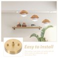 thumbnail image 4 of Miangastore Ceiling Light Mounting Plate Golden 1Pack 3.9In Interior Designers, 4 of 9