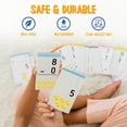 thumbnail image 6 of merka Home Schooling Materials Subtraction Flash Cards Preschool Math Workbook Touch Math Set of 169 Cards Learning Resources Math Flashcards For Kids, 6 of 9