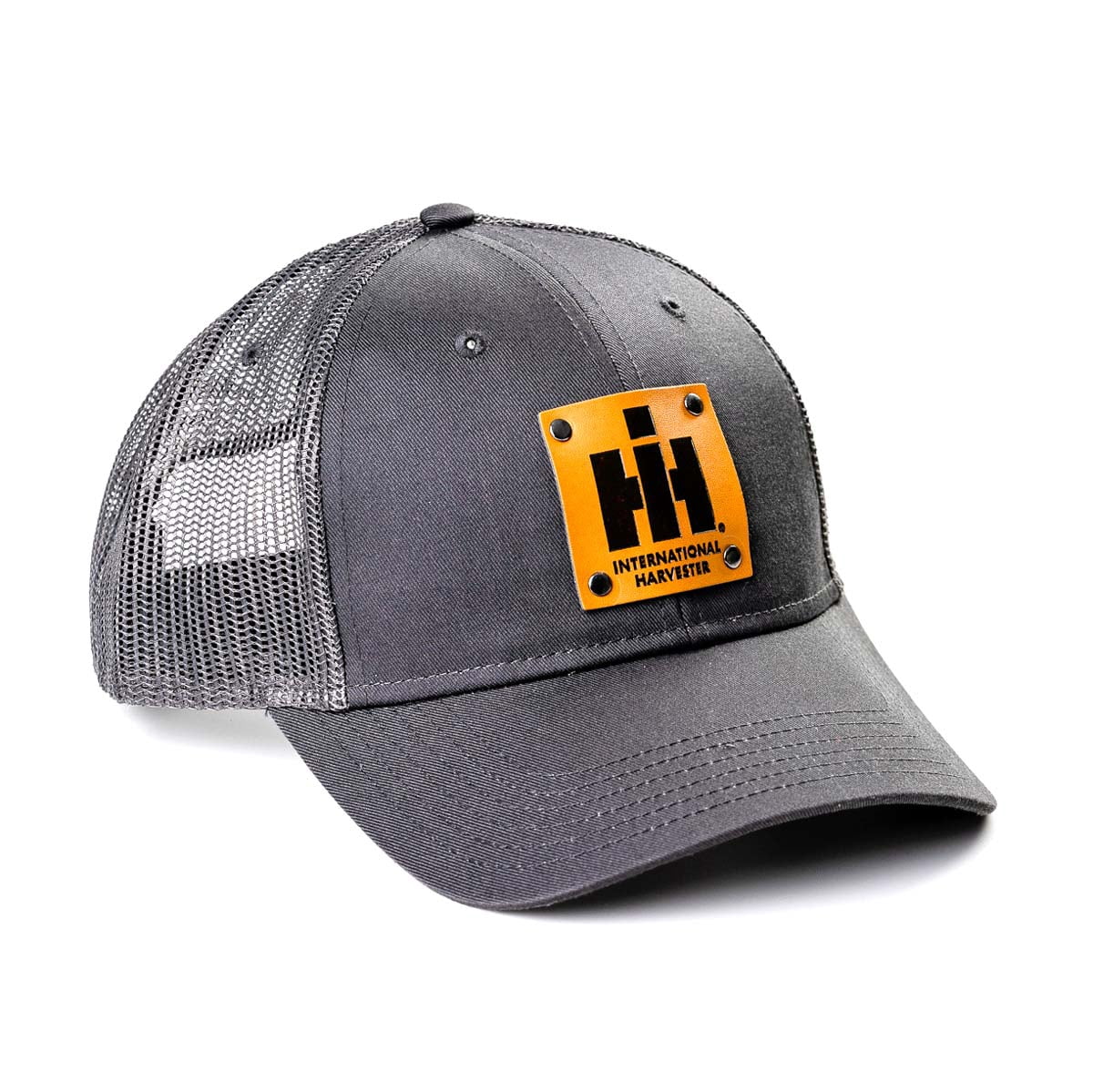 International Harvester Logo Gray Mesh 