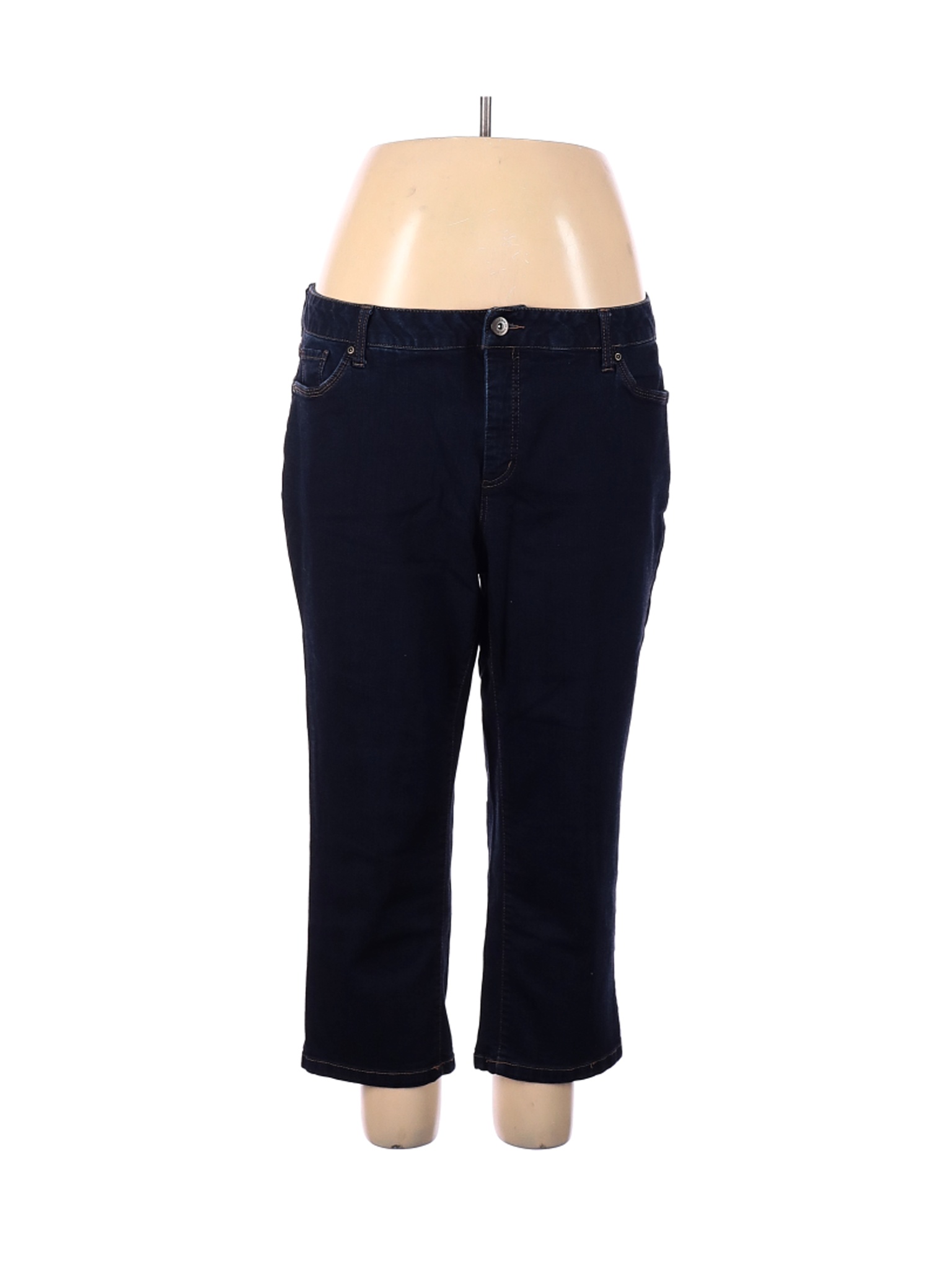 st john's bay womens plus size jeans 