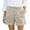 Khaki, variant on Mlqidk Linen Bermuda Shorts for Women Dressy Casual Chino Shorts Wide Leg High Waisted Trendy Summer Hiking Shorts with Pockets Khaki XL