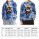 thumbnail image 2 of Sudadera con capucha holgada con cordón y bolsillos con estampado de león 3D unisex única (L), 2 of 8