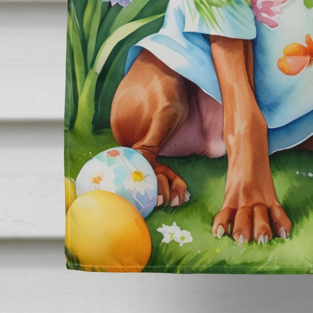 Vizsla Easter Egg Hunt House Flag 28 in x 40 in