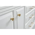 thumbnail image 6 of Water Creation Palace 72" Wood Double Bathroom Vanity in White/Gold, 6 of 8