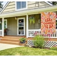 thumbnail image 2 of Summer House Flags for Outdoor Decoration, Watercolor Daisies Here Comes The Sun Large Yard Flag, Seasonal Decorative Celebration Decor for Spring 28x40 Inch Vertical Double Sided, 2 of 6