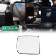 thumbnail image 1 of Left or Right Side Heated Car Door Wing Mirror Glass Auto Rearview Rear View With Base For Dodge Ram 1500 2500 3500 2010-2020 1pc Right-Big, 1 of 6