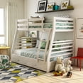 thumbnail image 4 of Furniture of America Tomi Wood Twin over Full Storage Bunk Bed in Dark Walnut, 4 of 5