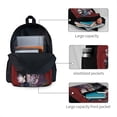 thumbnail image 4 of 16.5in Jujutsu Anime Kaise Backpacks Cute Laptop bag Cartoon Bags Bookbag Daypack Outdoor Travel, 4 of 8