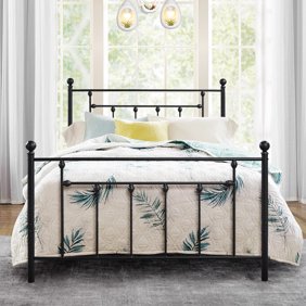 Costway 12 Full Size Metal Bed Frame Platform Metal Slat Support