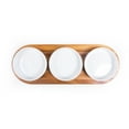 thumbnail image 6 of Better Homes & Gardens Acacia Wood Tray and Stoneware Bowl for Condiment, 19.69x7.28x2.17 in,3.96 lb, 6 of 10