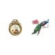 thumbnail image 1 of Marco de fotos redondo,Pequeño cuadro dorado vintage para la pared,Marco de fotos redondo decorativo de resina con ornamentos,Adhesivo de pared,Vinilo decorativo vintage para pared,ideal para, 1 of 8
