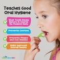 thumbnail image 2 of Children's eco-friendly dental floss 150 pack, individually packaged, easy to hold children's dental floss, fun and colorful children's dental floss, natural children's dental floss, plastic-free bio, 2 of 4
