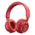 thumbnail image 1 of Auriculares con diadema Auriculares profesionales ajustables para fitness Auriculares supraurales para viajes de trabajo Rojo, 1 of 9