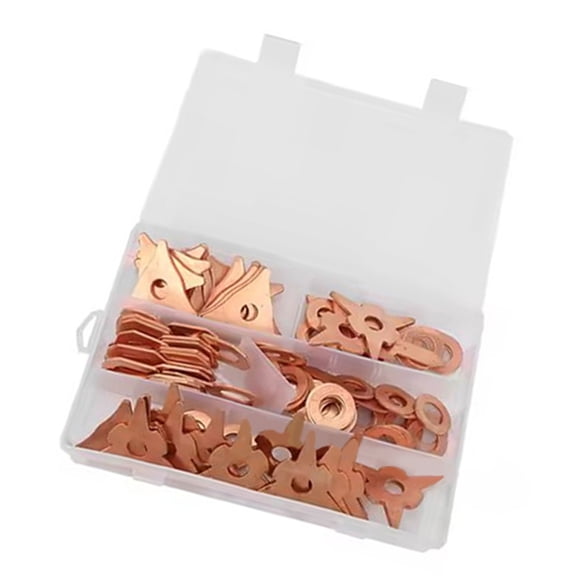 110Pcs Dented Pulling Puller Rings Triangle Dented Pulling Straight Washer for Car Body Welding Repair Tool Enduring