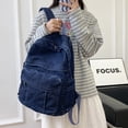 thumbnail image 2 of Bolso Mano Ehuebsd Retro Jeans Hombro Mujer Color Sólido Denim Mochila Diaria, 2 of 9