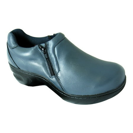 - Women's Genuine Grip Footwear Slip-Resistant Slip-on Zipper