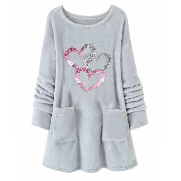 Pohista Crewneck Sweatshirts Women Shirts Trendy 2025 Long Sleeve Shirts Tops My Items Ordered by Me Recently