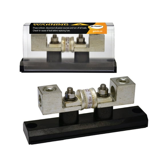 Go Power; Go Power Bloc de Fusibles FBL-300 300 Amp; pour Onduleur pour Onduleur Go Power; Type Classe-T; avec Fusible