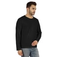 thumbnail image 2 of Inkmeso Men's Long Sleeve Cotton Basic Shirt Lightweight Solid T-Shirts, 2 of 7