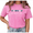 2-Pink, variant on Giffimy Women's Pink One Day At A Time Tee Vintage Washed T-Shirt Short Sleeve Relaxed Fit Top