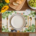 thumbnail image 4 of St. Patrick's Day Placemats Set of 4, Green Gnomes Lucky Shamrocks Vintage Placemats for Dining Table, Place Mats for Kitchen Tabletop, Waterproof Wipeable Dining Table Mats Set, 4 of 9