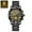Black Gold, variant on Men's Skeleton Quartz Watch – Waterproof, Stainless Steel, Luminous Dial with Date