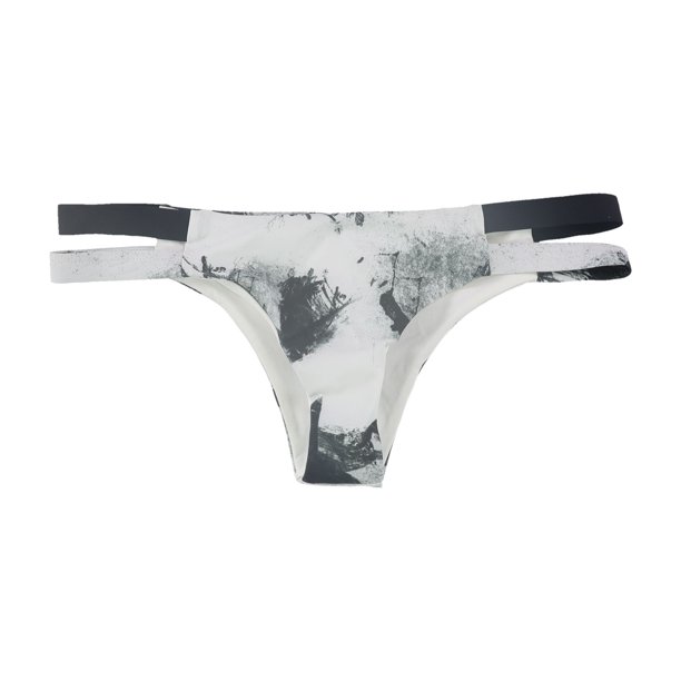 Tavik Chloe - Parte inferior de bikini para mujer, color blanco, mediano