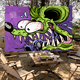 thumbnail image 4 of Bandera de tamaño pequeño para porristas, tirada a mano, para exteriores, con dibujos animados de Tales of the Rat Fink, 4 of 5