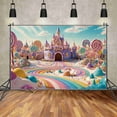 thumbnail image 2 of Birthday Party Photo Z Backdrop Candy Candyland Photography Background Sign Studio Photobooth Supplies, 2 of 8
