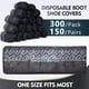 thumbnail image 2 of Cubrezapatos Desechables Zhanmai Paquete de 300 Antideslizantes Grandes Negros, 2 of 7