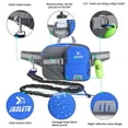 thumbnail image 2 of Correa Retráctil para Perro Manos Libres Con Riñonera Funda Ajustable () Azul, 2 of 9
