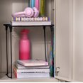 Locker Organizer Shelf, Stackable, Extra Tall, Fits Standard Size ...