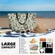 thumbnail image 5 of Fotbe Skull with Cash Bolsa de Viaje para Playa - Resistente al Agua, Bolsa Tote de Gran Capacidad y Ligera con 7 Bolsillos para Mujeres y Hombres, 5 of 7