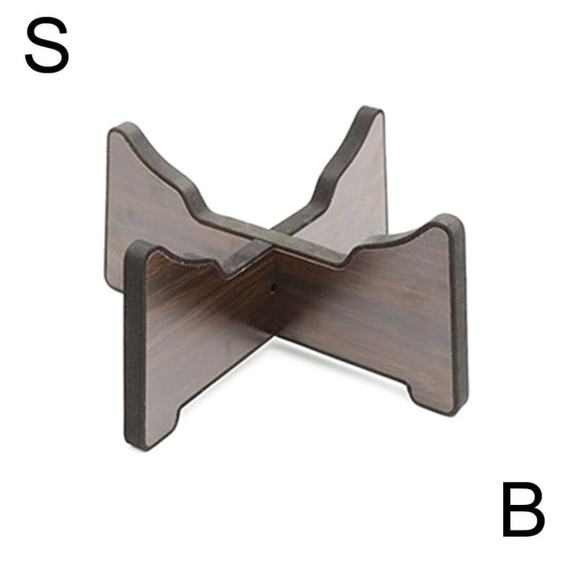 Wmool Wood Tongue Drum Stand,Tongue Drum Bracket,Tongue Drum Tripod Tank Drum Display Rack,Snare Drum Stand Tongue Drum Bracket Wood Storage Rack for Professional Tongue Drum