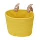 thumbnail image 4 of Cesta de almacenamiento para bicicleta para niños, fácil de instalar, desmontable, bonita y decorativa. Amarillo, 4 of 8