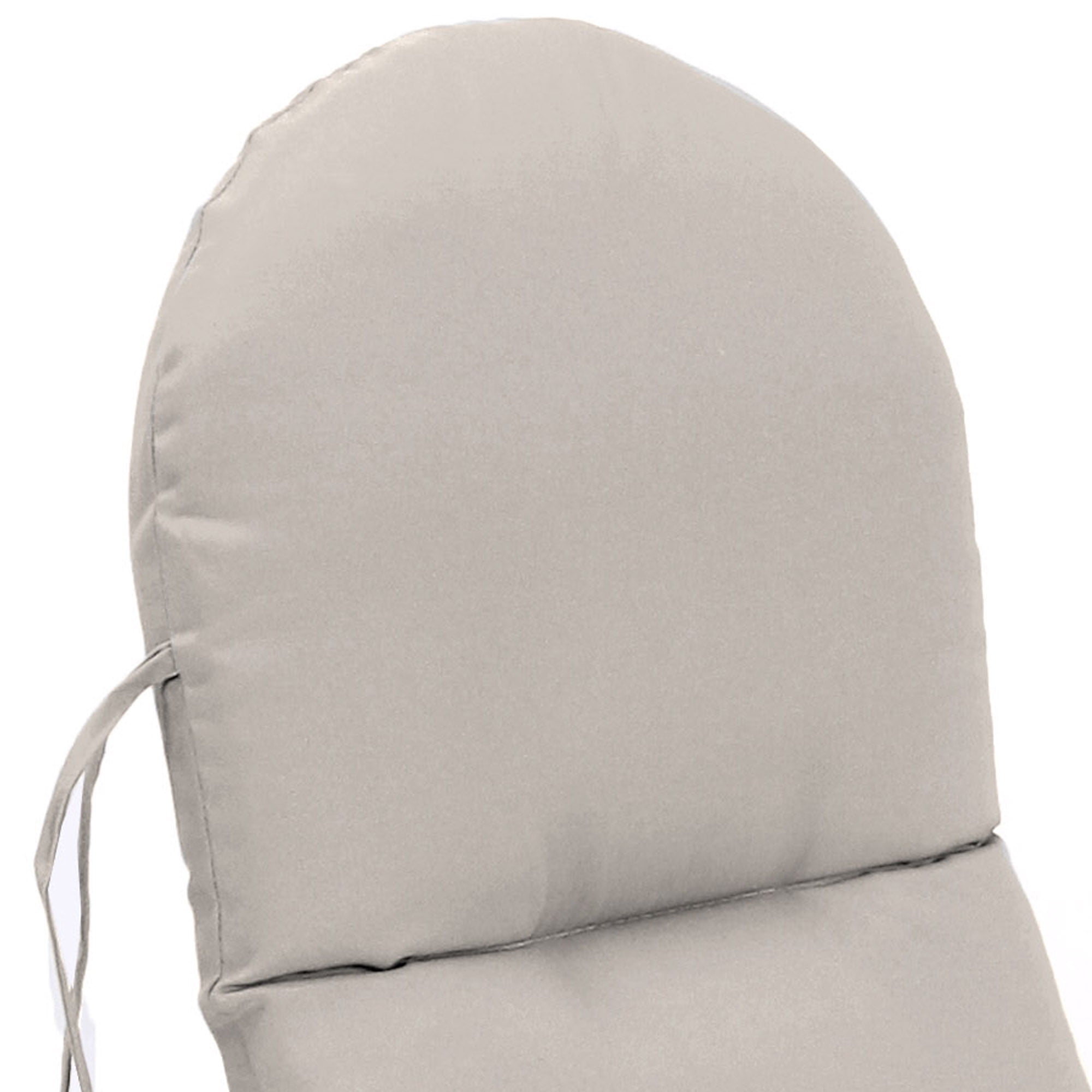 Mainstays Solid Outdoor Adirondack Chair Cushion, Beige, 18" x 50"