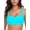 Sky Blue, variant on Women's and Women's Plus Bikini Top Ruched Bandeau Swim Top Black Bathing Suit Top