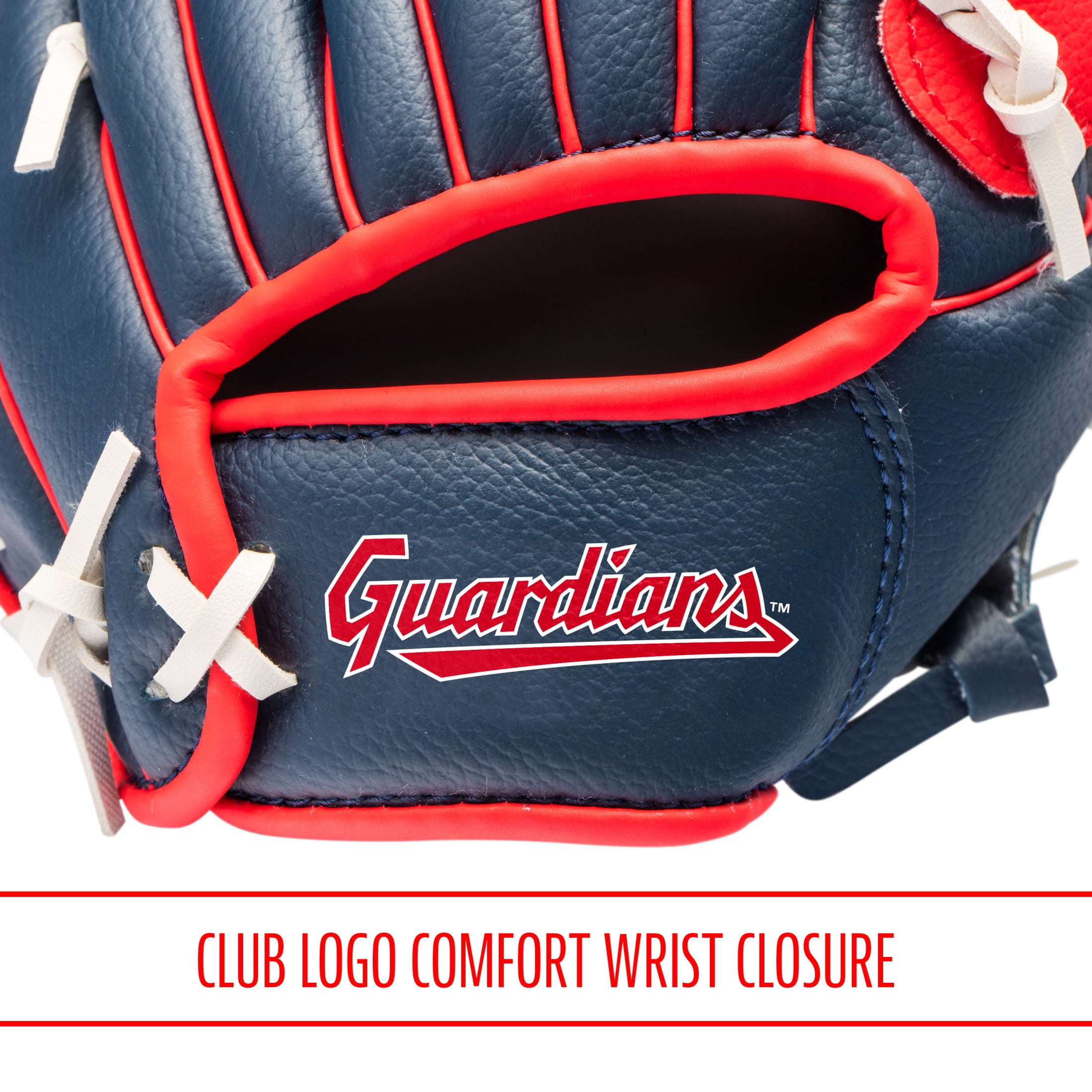 Franklin Sports MLB Cleveland Guardians Youth Teeball Glove + Ball Set, 9.5 in