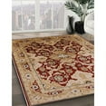 thumbnail image 3 of Ahgly Company Machine Washable Indoor Rectangle Industrial Modern Brown Sand Brown Area Rugs, 2' x 4', 3 of 7