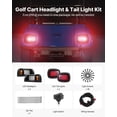 thumbnail image 7 of 12 Volt Golf Cart LED Headlight Tail Light Kit For EZGO TXT 1996-2013 Models, 7 of 7