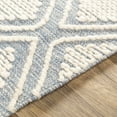 thumbnail image 6 of Hauteloom Washington Living Room, Bedroom Area Rug - Bohemian, Transitional - Denim, Cream - 2' x 3', 6 of 8