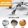 thumbnail image 4 of 5pcs Universal Furniture Casters Wheels 3 Inch Rubber 360 Degree Rotatable Safe Rollers Quiet Rolling Office Chair Caster Wheels ,Superior Material, 4 of 6
