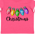 thumbnail image 4 of Inktastic Merry Christmas Rainbow Holiday Lights Boys or Girls Toddler T-Shirt, 4 of 5