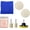 8 PCS, variant on 10 PCS Glass Polishing Kit, Windscreen Glass Scratch Removal Kit with 100g Cerium Oxide Powder, Felt Buffing Pad Wool Polishing Wheel Scratch Repair Kit for Glass Window Windshield