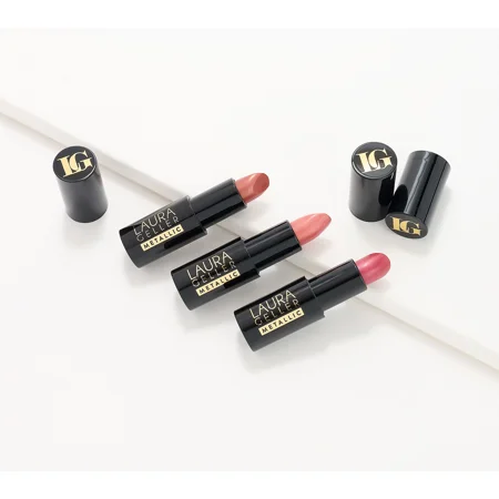 Laura Geller Modern Classic Metallic Lipstick – Very Velvet, 0.12 oz